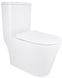 Напольный унитаз QTAP SWAN ULTRA QUIET WHITE + сиденье SOFT CLOSE (QT16226080AW)