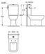 Бачок напольного унитаза GROHE BAU EDGE (39812000)