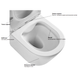 Подвесной унитаз RAVAK CONCEPT OVAL RIMOFF + сиденье SOFT CLOSE (RKUM000009)