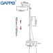 Душевая система GAPPO G2417-8, излив - переключатель на лейку, белый/хром (1034062)