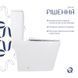 Напольный унитаз QTAP SWAN ULTRA QUIET WHITE + сиденье SOFT CLOSE (QT16226080AW)