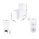 Напольный унитаз QTAP SWAN ULTRA QUIET WHITE + сиденье SOFT CLOSE (QT16226080AW)