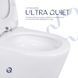 Напольный унитаз QTAP SWAN ULTRA QUIET WHITE + сиденье SOFT CLOSE (QT16226080AW)