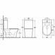 Напольный унитаз RAVAK TORRENTA UNO COMBI RIMOFF TORNADO + сиденье SOFT CLOSE (RKUJ100021)