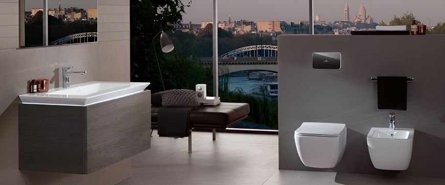 Клавіша змиву для унітазу VILLEROY & BOCH VICONNECT / хром глянцева (92249061)