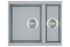 Кухонная мойка Fabiano Quadro 56x46x15 Grey Metallic (8221.301.0787)