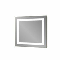 Зеркало Sanwerk LAVA "Kvadra" с белой подсветкой LED 2835 и инфракрасным датчиком, 700x650 мм, ZL0000160