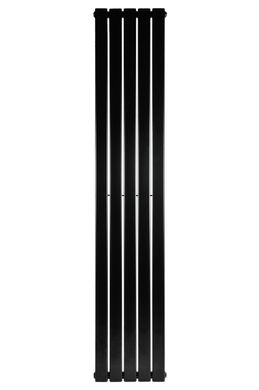 Вертикальний дизайнерський радіатор опалення ARTTIDESIGN Livorno 5/1600 чорний мат