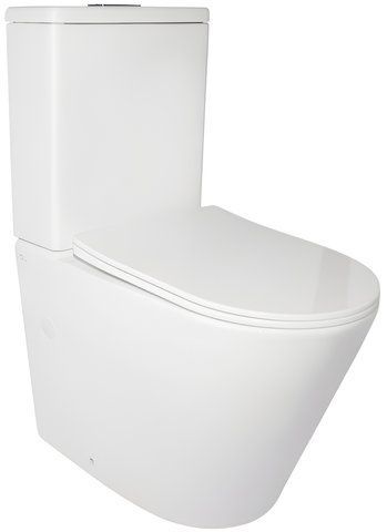 Підлоговий унітаз QTAP STORK + сидіння SOFT CLOSE (QT15222179W)