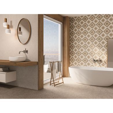 Плитка PORCELANITE DOS VERONA 9534 SAND RELIEVE CUBE