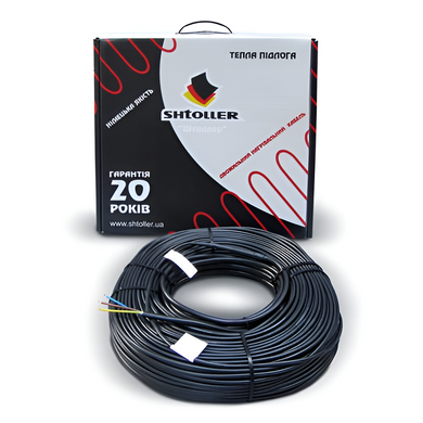 Нагрівальний кабель SHTOLLER ECOTHERM - 10м / 1 - 1.3м² / 200Вт (S6101-20 EC)