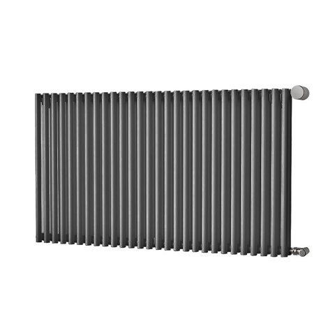 Радіатор ISAN ARUBA DOUBLE H 576X1800 RAL9005 Підключення бічне праве