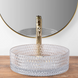 Раковина скляна REA CRISTAL TRANSPARENT 35.5х35.5 / прозрачная (REA-U9670)