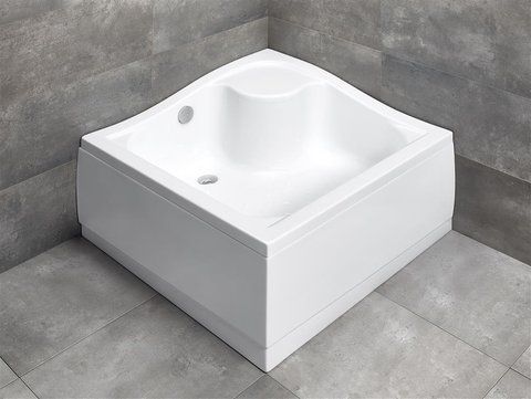 Душовий піддон акриловий RADAWAY KORFU C 90х90х48 / квадратний (4C99400-03)