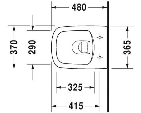 Підвісний унітаз з кришкою Duravit DuraStyle (45710900A1)