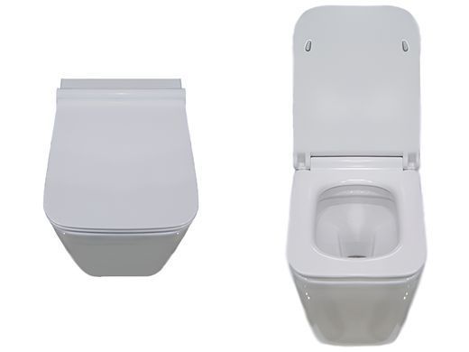 Підвісний унітаз NEWARC AQUA + сидіння SOFT CLOSE (9423W)
