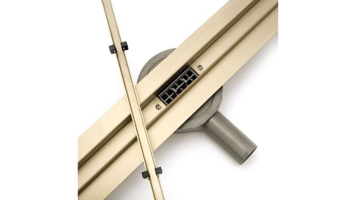 Душевой трап REA NEO SLIM PRO 90х600 / золото (REA-G8013)