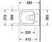 Подвесной унитаз DURAVIT DURASTYLE + сиденье SOFT CLOSE (45710900A1)