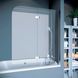 Шторка на ванну KOLLER POOL QP97 115х140 R / профіль хром / скло прозоре (QP97(right) chrome,clear)
