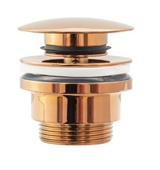 Донный клапан для умывальника REA KLIK-KLAK L. ROSE GOLD розовое золото REA-A533A