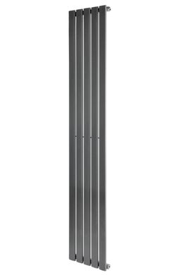 Вертикальний дизайнерський радіатор опалення ARTTIDESIGN Livorno 5/1600 сірий мат