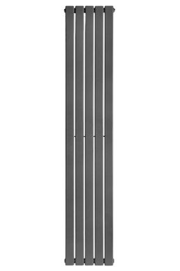 Вертикальний дизайнерський радіатор опалення ARTTIDESIGN Livorno 5/1600 сірий мат