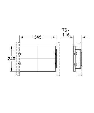 Монтажна панель GROHE RAPID PRO (39042000)
