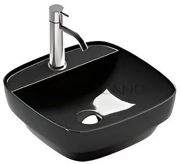 Раковина CATALANO GREEN LUX 42х42 / чорна / глянцева (142GRLXNE)