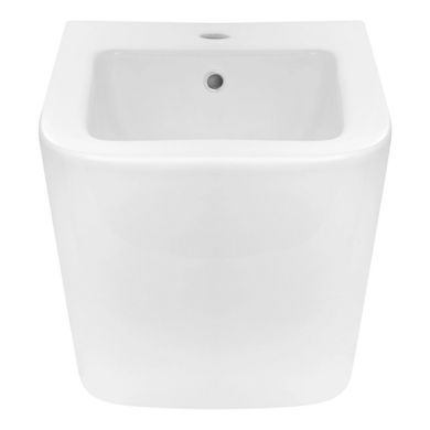 Комплект QTAP 2в1: Подвесной унитаз QTAP CROW RIMLESS + Подвесное биде QTAP CROW (QT05335170W47434)