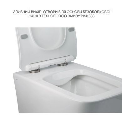 Комплект QTAP 2в1: Подвесной унитаз QTAP CROW RIMLESS + Подвесное биде QTAP CROW (QT05335170W47434)