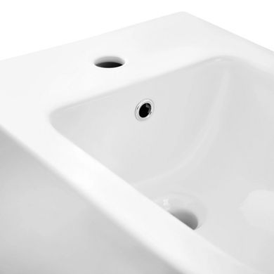 Комплект QTAP 2в1: Подвесной унитаз QTAP CROW RIMLESS + Подвесное биде QTAP CROW (QT05335170W47434)
