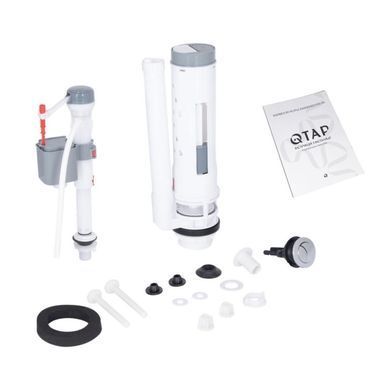 Напольный унитаз QTAP VLASTA ULTRA QUIET WHITE + сиденье SOFT CLOSE (QT28228300W)