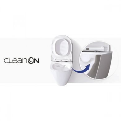 Підвісний унітаз CERSANIT CITY CLEAN ON + сидіння SLIM SOFT CLOSE (K701-143)