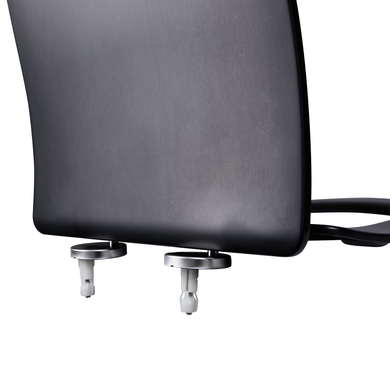 Сиденье для унитаза QTAP ROBIN 450x365x52 SLIM DUROPLAST QUICK RELEASE MATT BLACK (QT1333046ENRMB)