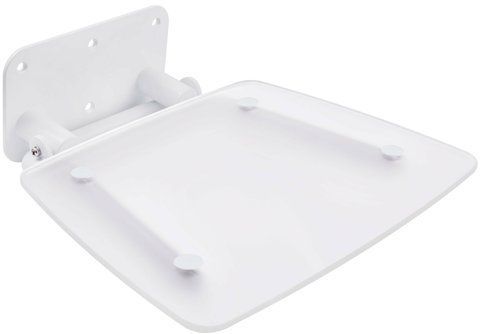 Сидіння для душу QTAP COMFORT WHI5035 39х38 / нержавіюча сталь + ABS-пластик / біле (COMFWHI5035)