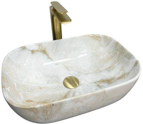 Раковина VBI RAVENNA 32.5х46 LABRADORITE GLOSSY (VBI-011212)