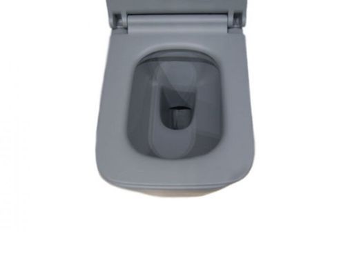 Підвісний унітаз NEWARC AQUA + сидіння SOFT CLOSE (9423GR-M)