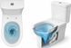 Підлоговий унітаз RAVAK TORRENTA CUBE COMBI RIMOFF TORNADO + сидіння SOFT CLOSE (RKUJ100024)