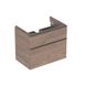Шкафчик для умывальника Geberit Smyle Square с двумя ящиками: B=73.4 см, H=61.7 см, T=47 см, орех темный (500.353.JR.1)