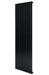 Вертикальний дизайнерський радіатор опалення ARTTIDESIGN Terni 10/1800 чорний матовий