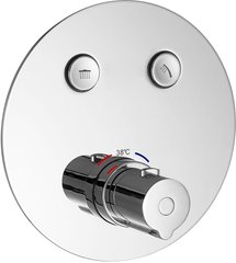 IMPRESE CENTRUM смеситель для душа, термостат, скрытый монтаж, с кнопками, 2 режима (VRB-15410Z)