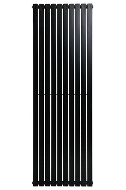 Вертикальний дизайнерський радіатор опалення ARTTIDESIGN Terni 10/1800 чорний матовий