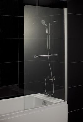 Скляна шторка для ванни EGER 800x1500 мм права, скло прозоре 599-02R, 1500, 800