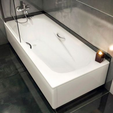 Стальная ванна KOLLER POOL DELINE 150х75 / ручки /ножки (B55US200E+APMAAD100+FRESH), 1500, 170, 750, 480