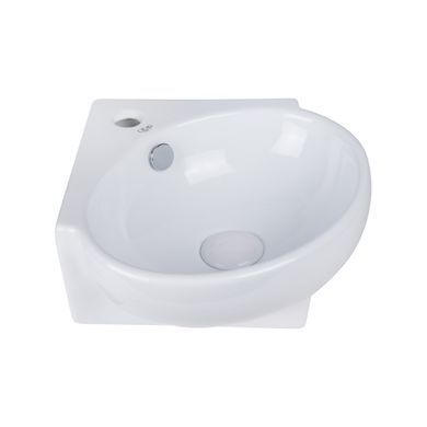 Раковина QTAP LEO 40х40 / донний клапан (QT11115010W)