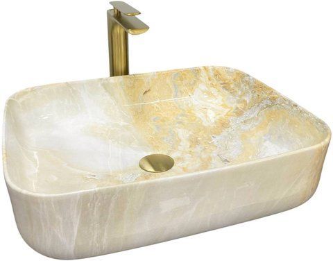 Раковина VBI PALERMO MARBLE YELLOW (VBI-012309)