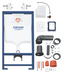 Комплект 3в1: Інсталяція для унітазу GROHE RAPID SL (38722001)