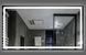 Зеркало DUSEL DE-M0061S1 65х80 BLACK / часами / BLUETOOTH 600611 (DUSEL-187)