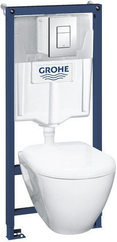 Комплект 5в1: Інсталяція для унітазу GROHE SOLIDO PERFECT (39186000)