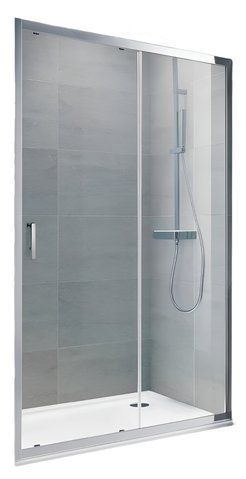 Душевые двери KOLLER POOL TREND TD120G 120х190 / профиль хром / стекло GRAPE (TD120G)
